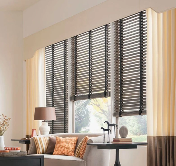 Custom wooden blinds