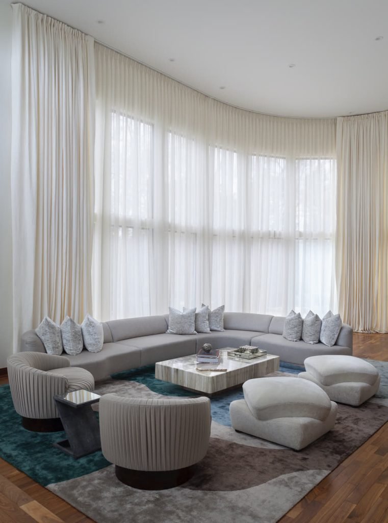 Living Room Dubai Curtains