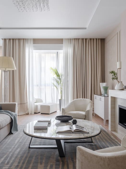 Living Room Curtains Dubai