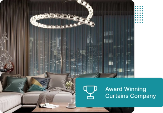 Dubai Curtains in Luxury Apartment