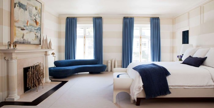 Blue Curtains Dubai