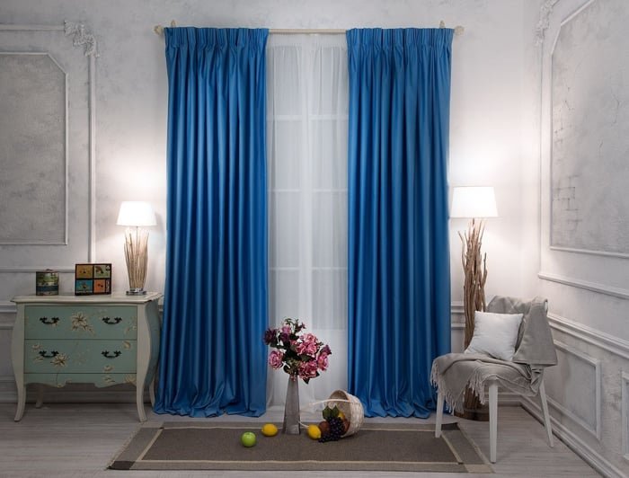 Blue Curtains Dubai