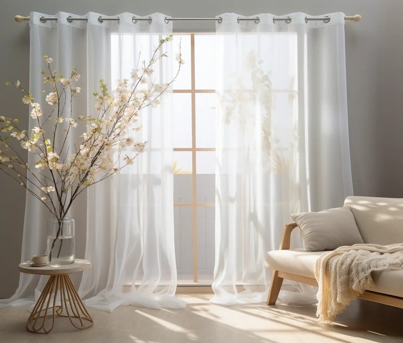 Chiffon Curtains Dubai