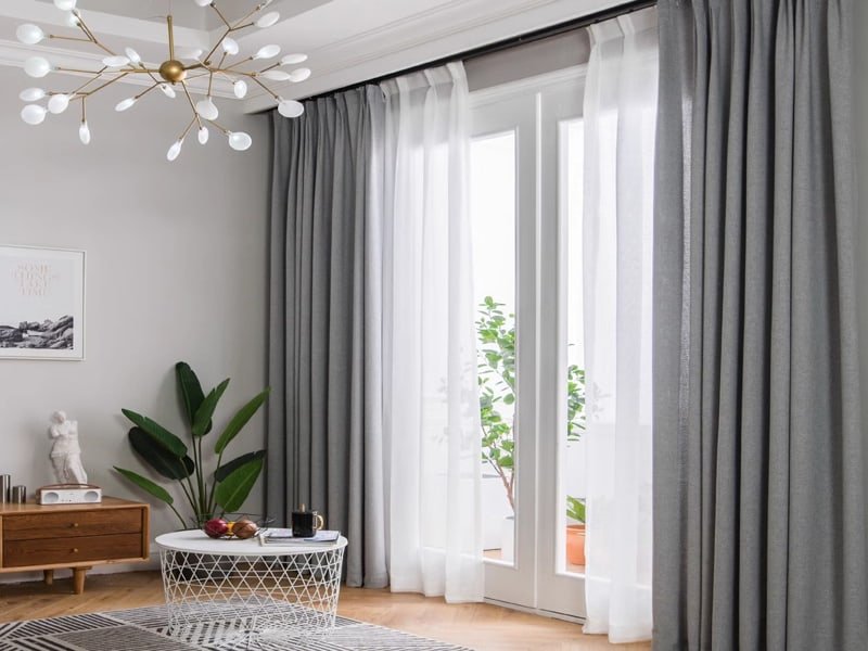 Grey Curtains Dubai