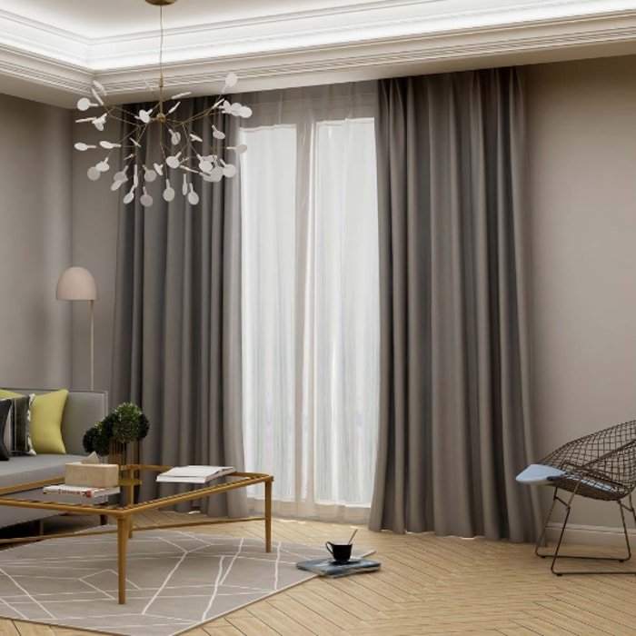 Grey Curtains Dubai