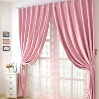 Pink Curtains Dubai