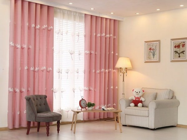 Pink Curtains Dubai