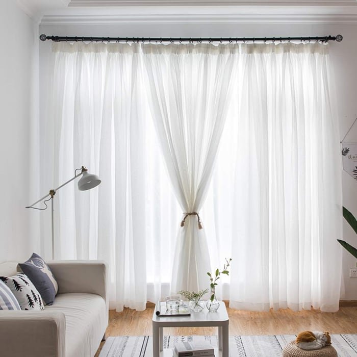 White Curtains Dubai