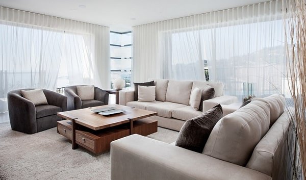 White Curtains Dubai