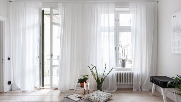 White Curtains Dubai
