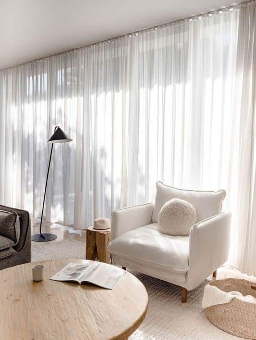 White Curtains Dubai