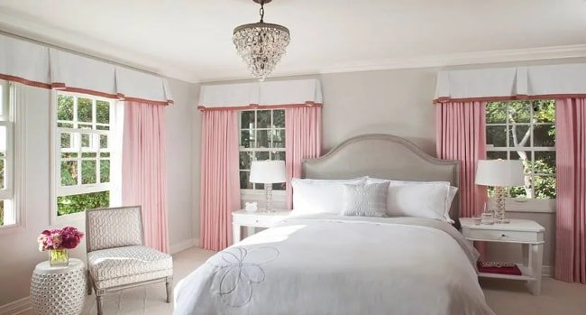 Pink Curtains Dubai