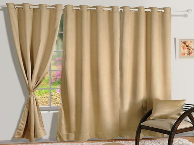Beige Curtains Dubai