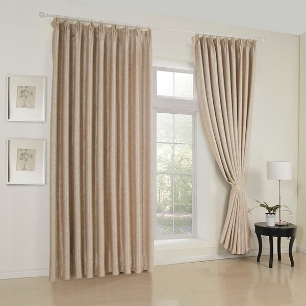 Beige Curtains Dubai