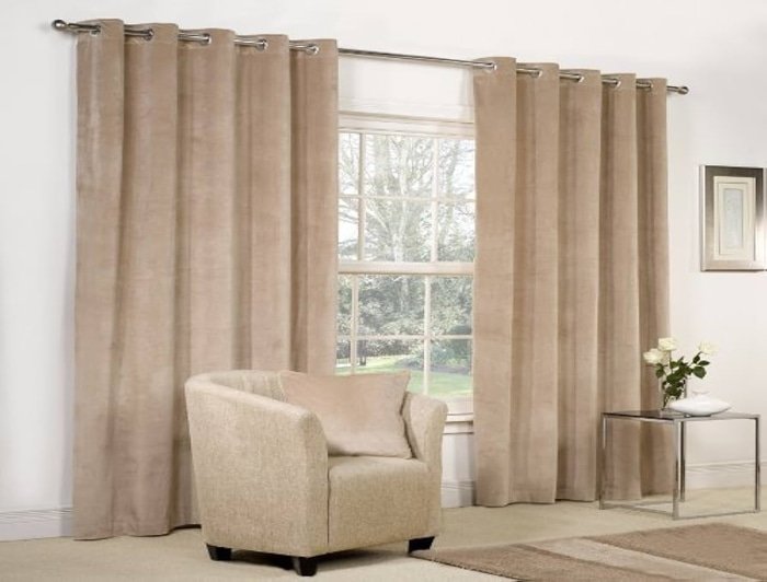 Beige Curtains Dubai