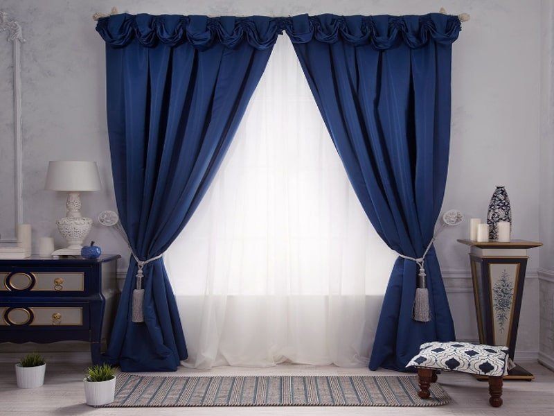 Blue Curtains Dubai