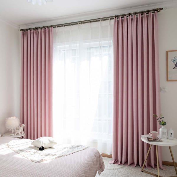 Pink Curtains Dubai