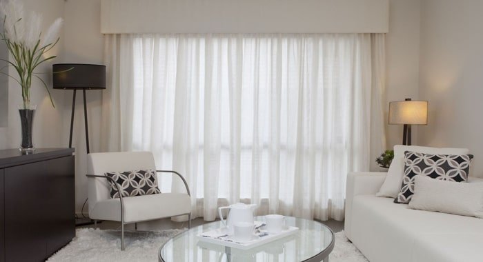White Curtains Dubai