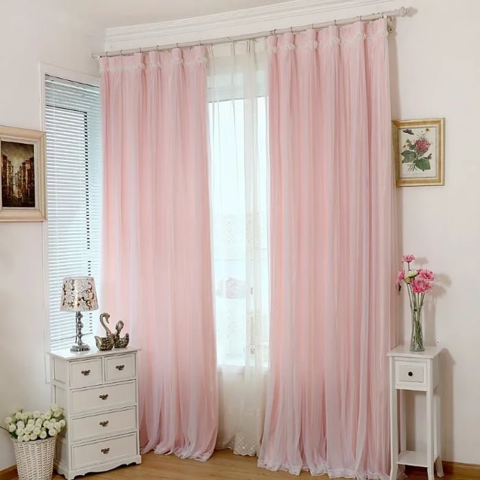 Pink Curtains Dubai