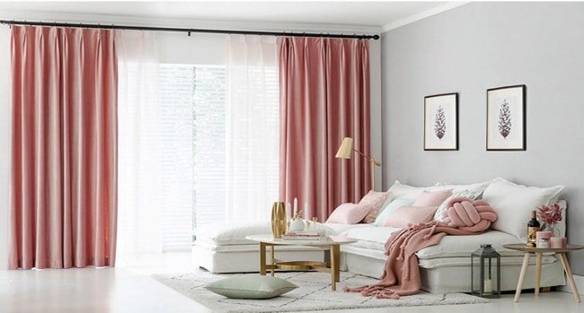 Pink Curtains Dubai