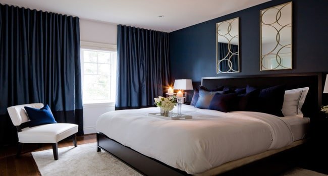 Blue Curtains Dubai