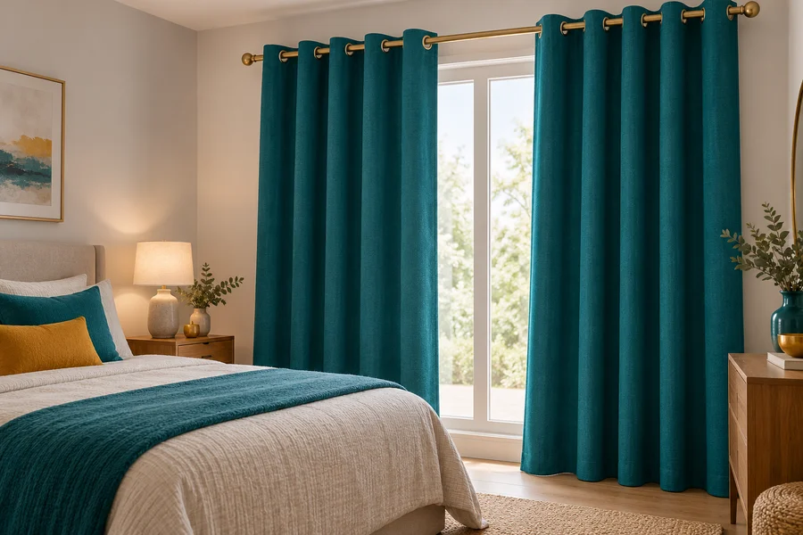Eyelet curtains