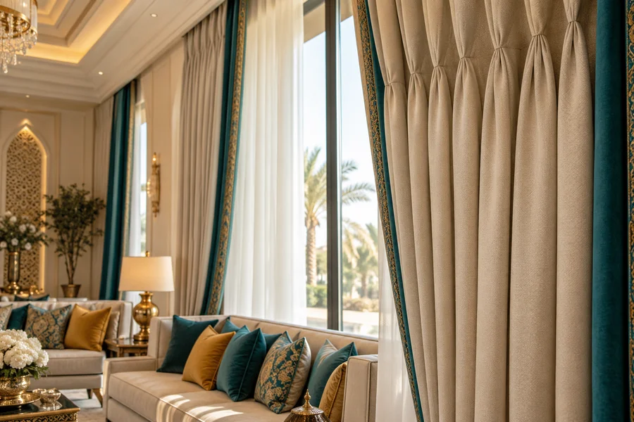 Pinch pleat curtains