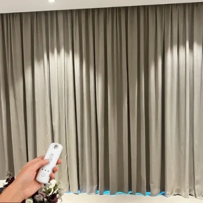 Luxury Blackout Motorized curtains in Dubai