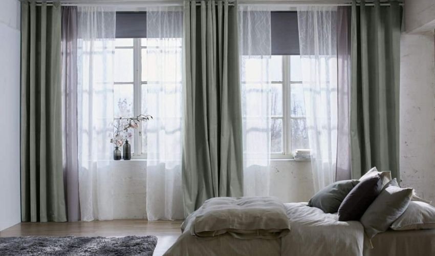 Layer Sheer and Blackout Curtains