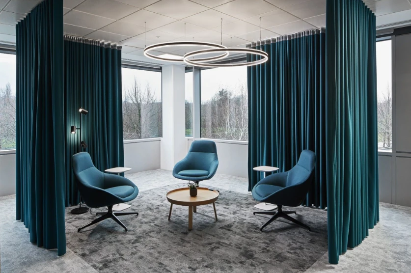 Modern office curtains Dubai