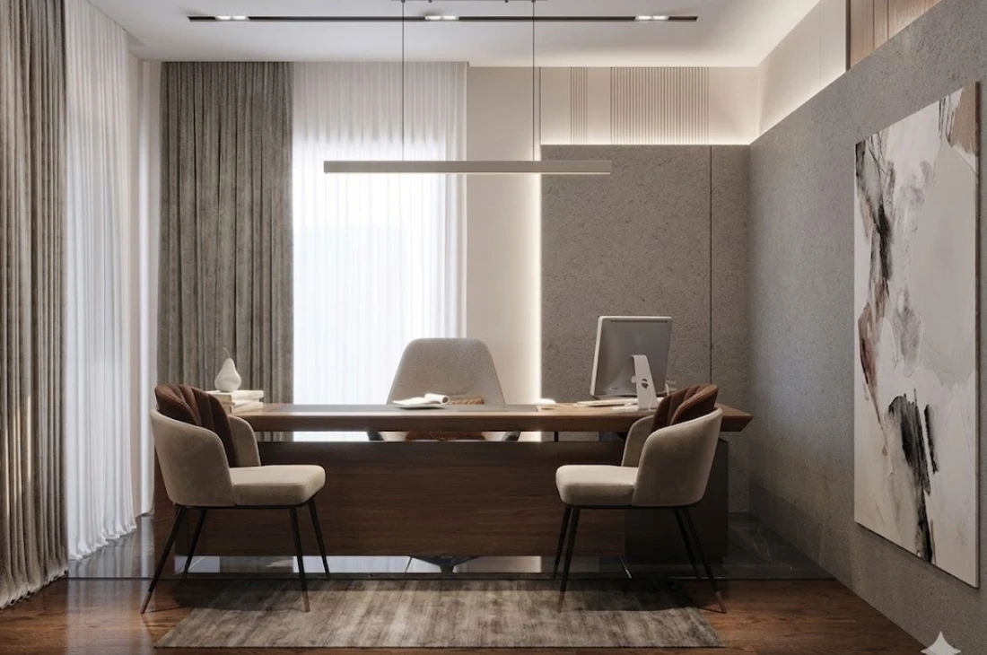 Office Window Curtains By Select Blinds