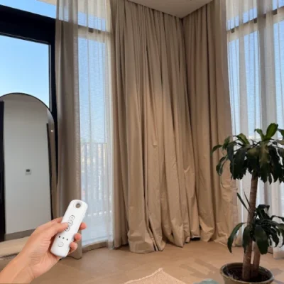 Smart Motorized curtains in Dubai
