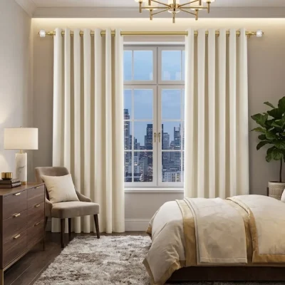 Bedroom Eyelet Curtains Dubai