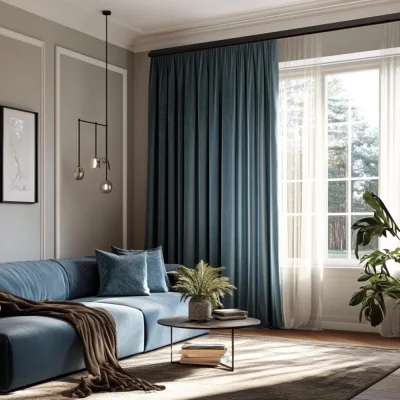 bespoke silk curtains Dubai