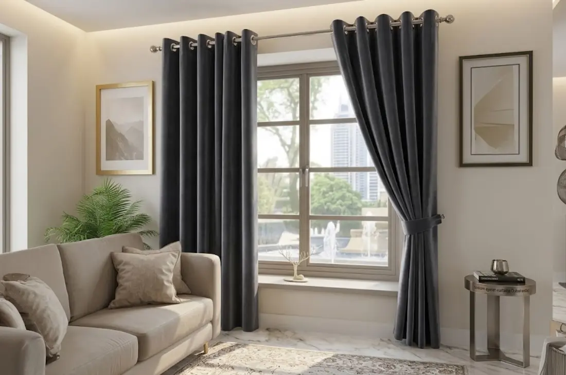 Custom Eyelet Curtains Dubai