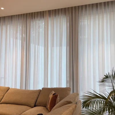 floor‑length sheer curtains Dubai