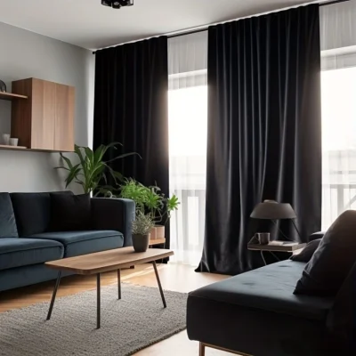 heavy fabric blackout curtains in Dubai