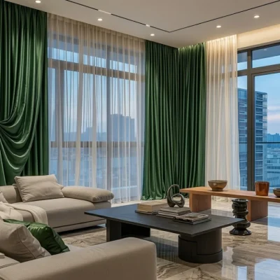 Silk Curtains in Dubai