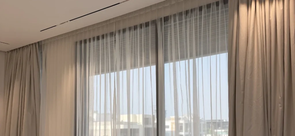 luxury sheer curtains Dubai