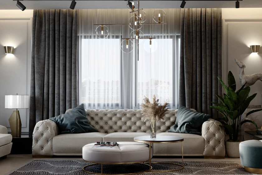 luxury soundproof curtains dubai