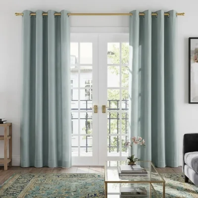 modern eyelet curtains for apartments
