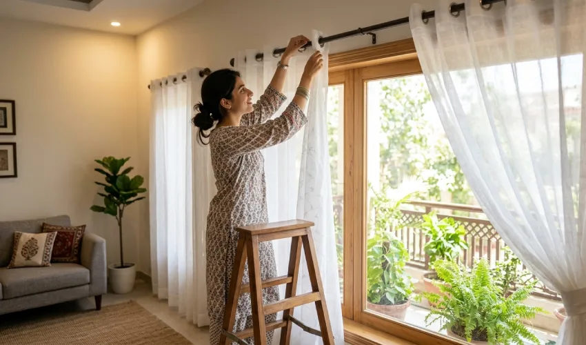 How to Hang Sheer Curtains