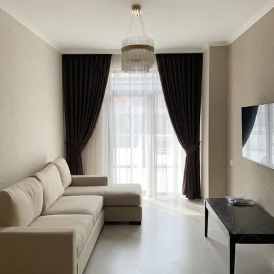 velvet curtain installation Dubai