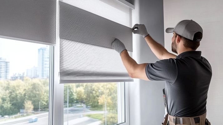 Blackout Blind Installation