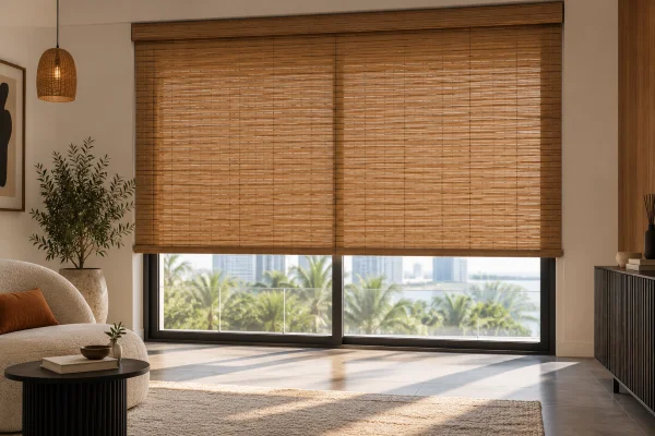 Custom Bamboo blinds