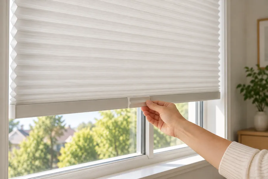 How to Close Cordless Blinds