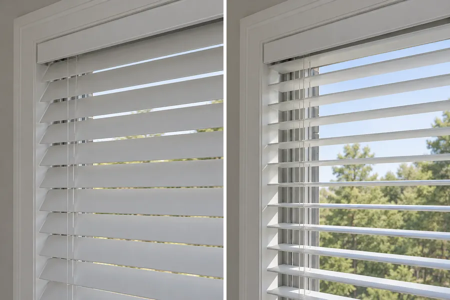 Which Way to Close Blinds for Privacy